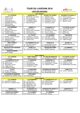 TOUR DU LAVEDAN 2016