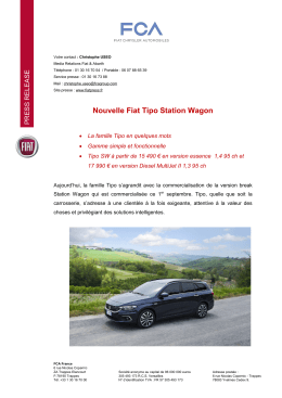 Nouvelle Fiat Tipo Station Wagon