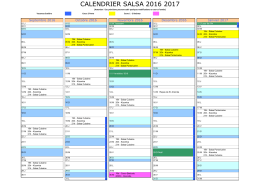 calendrier salsa 2016 2017