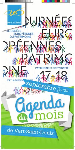 Agenda de septembre - Mairie Vert-Saint