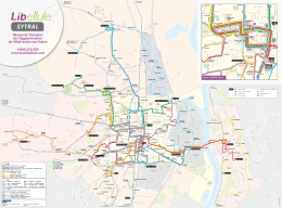 Plan du réseau urbain Libellule