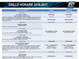 grille horaire 2016-2017