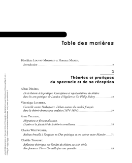 Table des matières - Presses Universitaires de Rennes