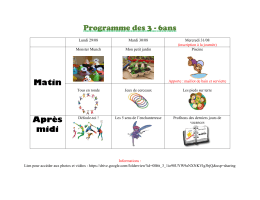 Programme des petits Cliquez pour télécharger