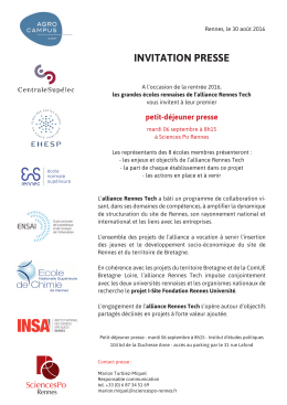 invitation presse - Sciences Po Rennes
