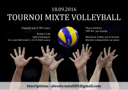 tournoi mixte volleyball