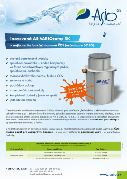 Inovovaná AS-VARIOcomp 5K - ASIO