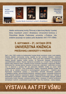 UK PU - Univerzitná knižnica Prešovskej univerzity