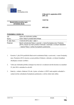 11017/16 kd/jnk 1 DGC 1 1. Komisia 5. júla 2016 predložila Rade