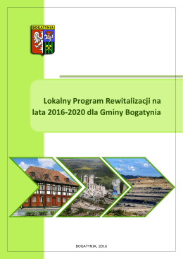 Lokalny Program Rewitalizacji na lata 2016-2020 dla