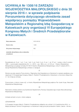 Biuletyny Informacji Publicznej w Województwie Małopolskim
