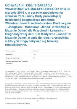 Biuletyny Informacji Publicznej w Województwie Małopolskim