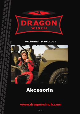 Katalog akcesoria DRAGON WINCH