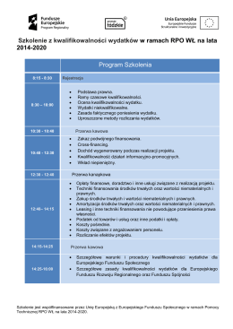 Program szkolenia304.88 KB - RPO WŁ 2014-2020