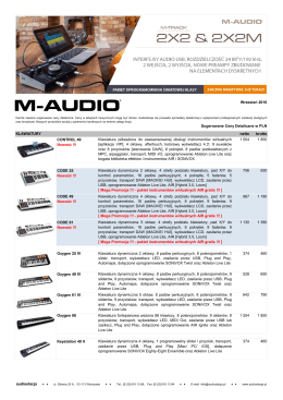 M-Audio - Audiostacja