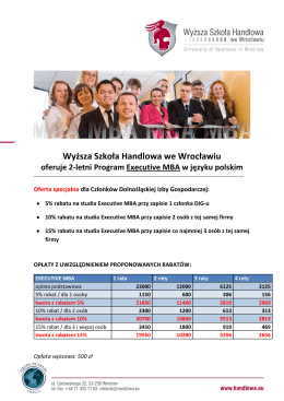 Wyższa Szkoła Handlowa we Wrocławiu