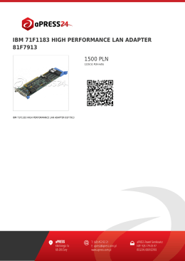ibm 71f1183 high performance lan adapter 81f7913