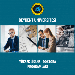 yüksek lisans - Beykent Üniversitesi