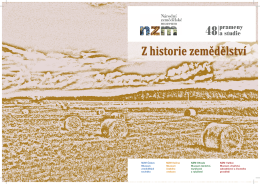 Z historie zemědělství - Národní zemědělské muzeum