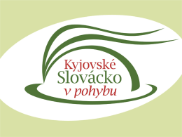 Řídící výbor - Kyjovské Slovácko v pohybu