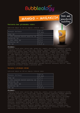mango - marakuja