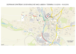 dopravní opatření- dvůr králové nad labem v termínu: 5.9.2016