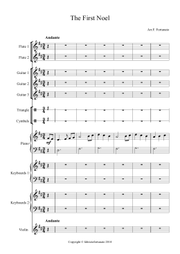 The first noel Orchestra - Full Score