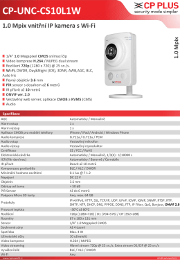 CP-UNC-CS10L1W 1.0 Mpix vnitřní IP kamera s Wi-Fi