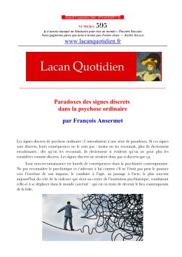 LQ 595 - Lacan Quotidien