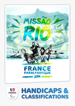 handicaps - France Paralympique