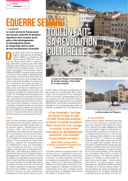 Toulon fait sa révolution culturelle Equerre Semard