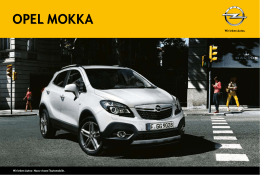 Téléchargez la brochure Mokka - Opel Vigneux-sur