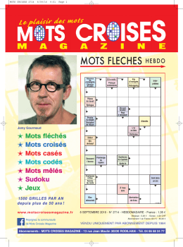 Télécharger - Mots Croisés Magazine