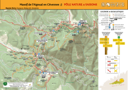 Carte du réseau pré cartoguide - Office de Tourisme Mont Aigoual