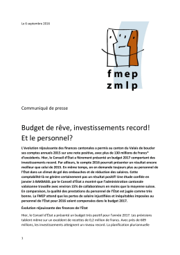 lire le communiqué de presse de la FMEP