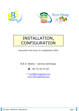 installation, configuration