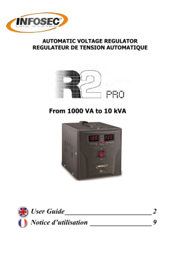 Guide utilisateur R2 Pro 1-10 kVA