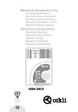 Manual de Instalación y Uso DGM-200 D