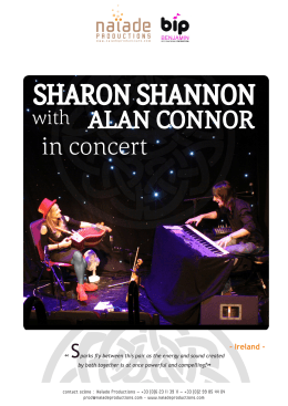 Revue de presse Sharon Shannon Alan Connor