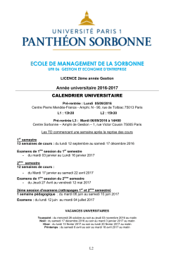 Brochure du diplôme (2016-17) - Université Paris 1 Panthéon