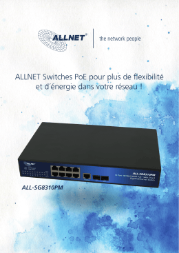 Nouveau catalogue ALLNET : Switches Ethernet
