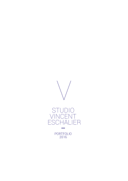 portfolio - Vincent Eschalier