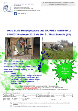 (SLVie 14 - Journée Paint Ball