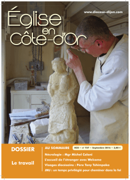 Dossier Dossier - Diocèse de Dijon