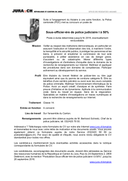 Sous-officier de police judiciaire (PDF, 104 Ko)