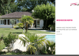 Brochure - Maison Rousseau Montpon