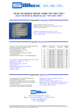 Silitex: Fabricant de joint tresse haute températion, isolation