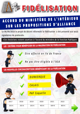 fidélisation - Alliance Police Nationale