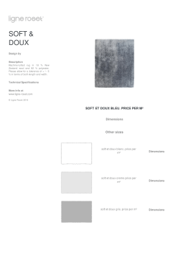 soft et doux bleu. price per m²