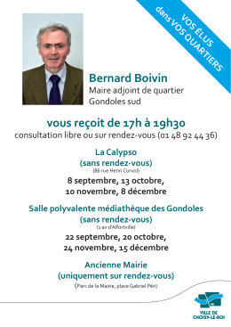 Permanences Bernard Boivin
